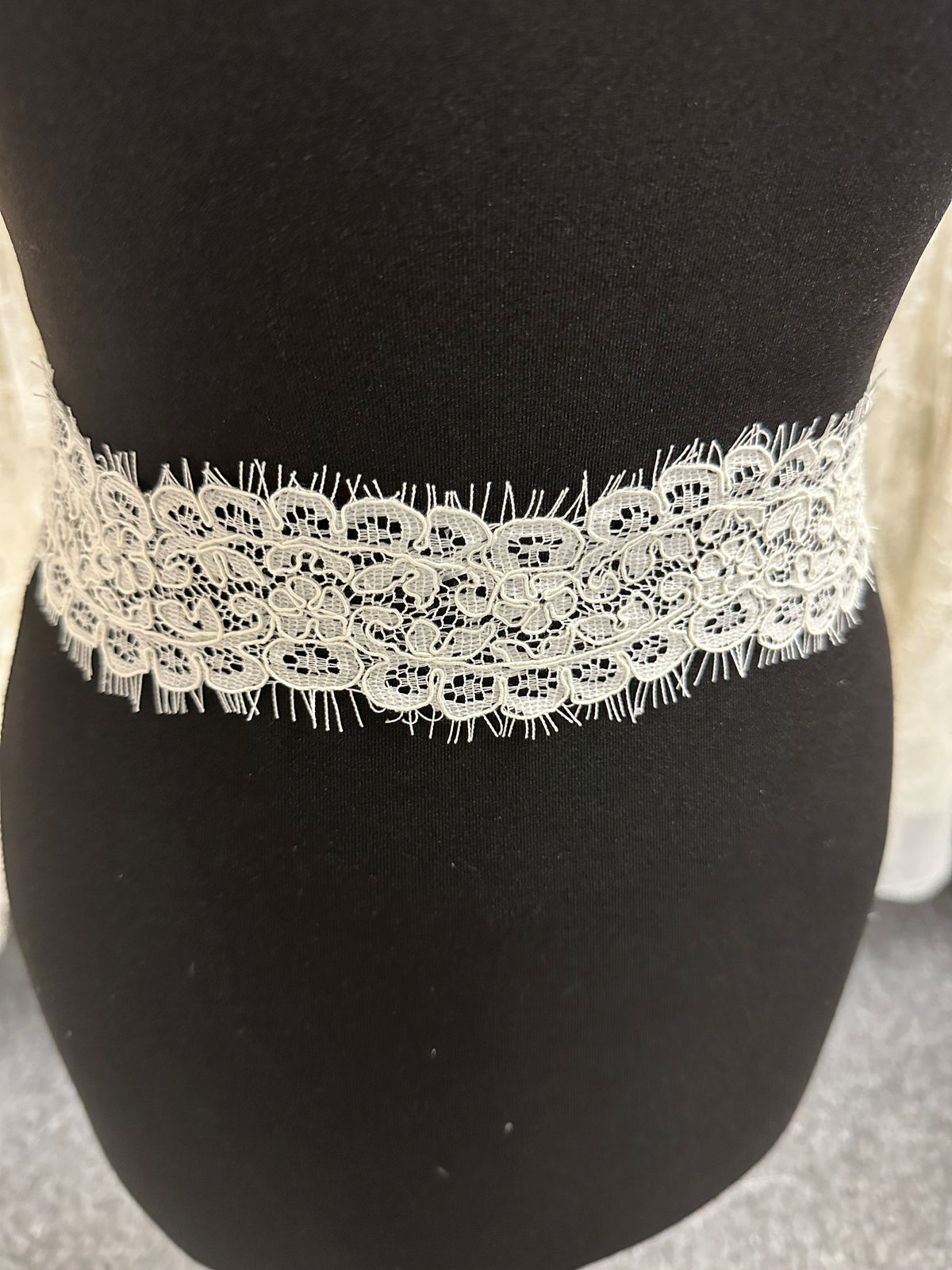 Ivory Raschel Lace Trim - Transcend