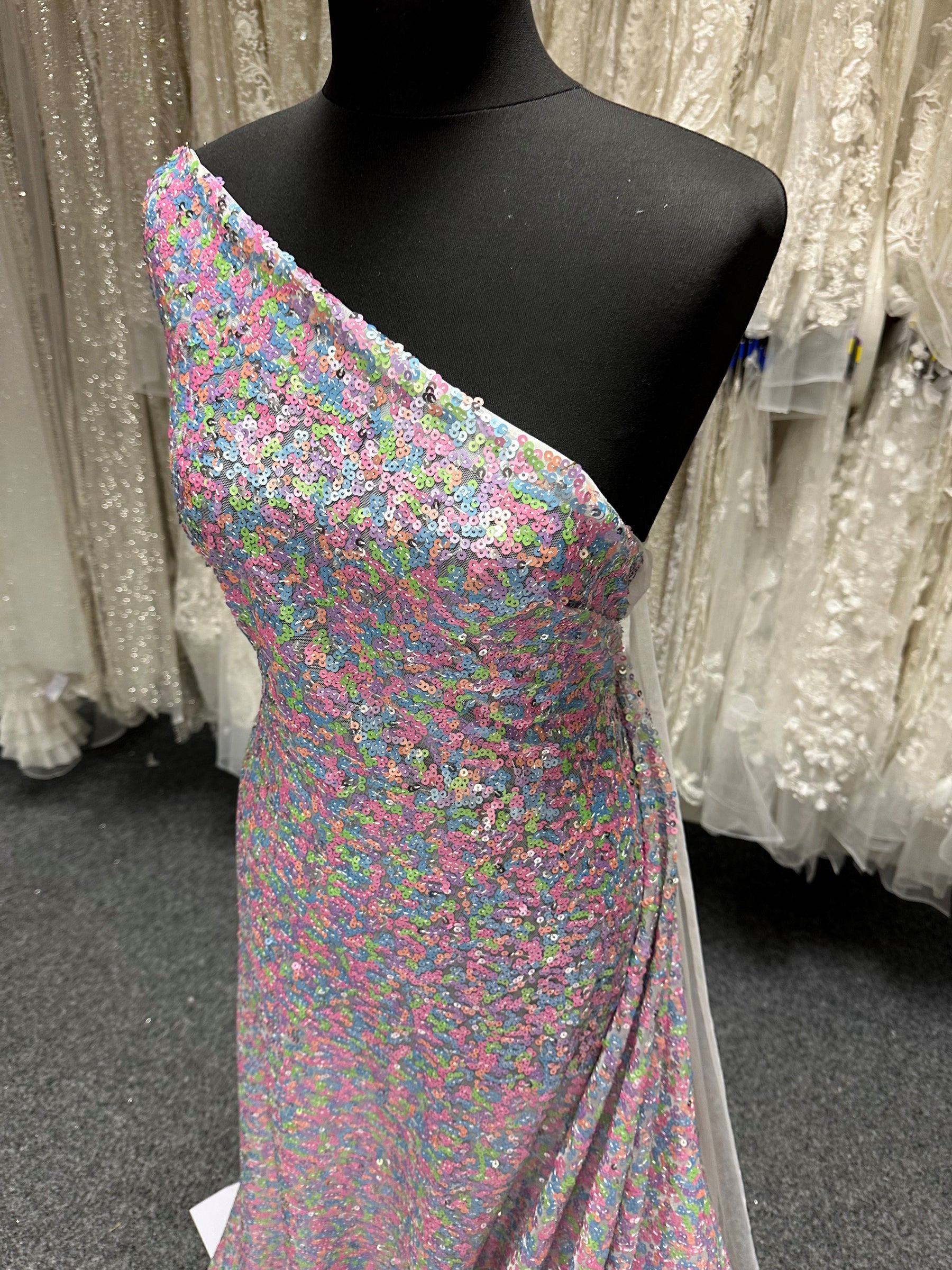 Multi-Colored Sequin Tulle - Perdita