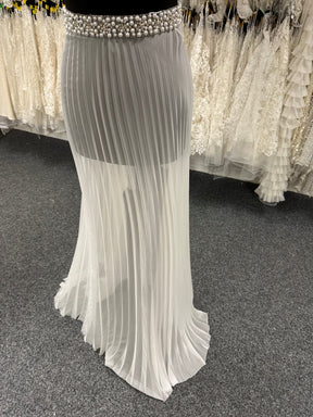Ivory Pleated Panels - Soleil