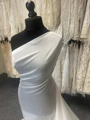 Ivory Polyester Chiffon - Honesty