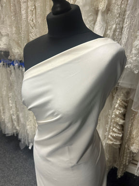 Ivory Polyester Stretch Crepe - Compassion