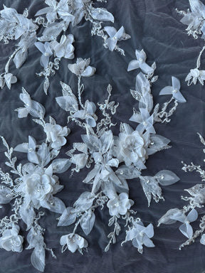 Ivory 3D Flower Lace - Oktober