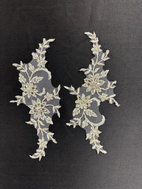 Crystal and Sequin Embellished Appliques - Fame