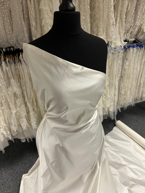 Ivory Organic Cotton Blend Satin - PH1005