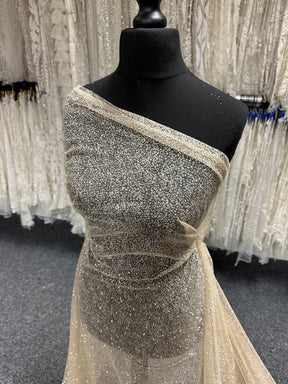 Nude Glitter Tulle - Attraction