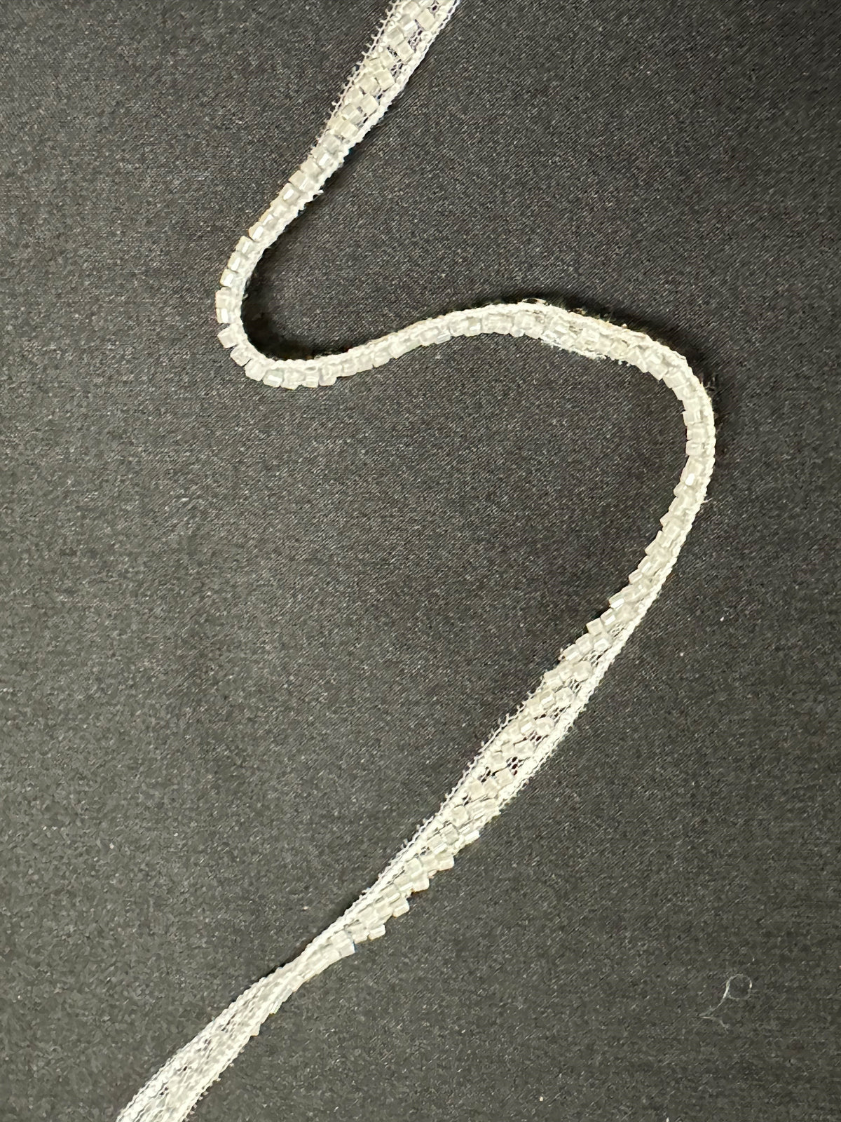 Ivory Narrow Lace Trim - Mettle