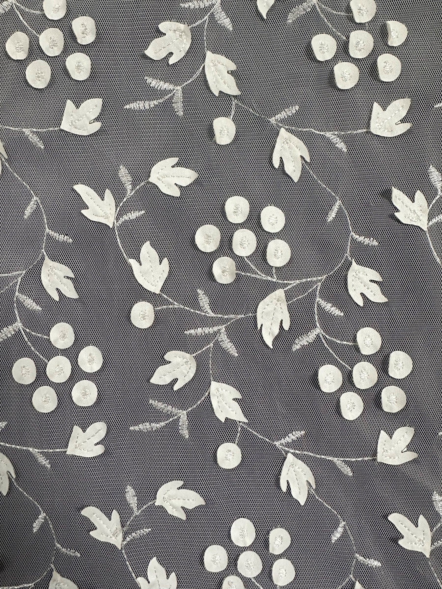 Ivory 3D Laser Lace - Poseidon