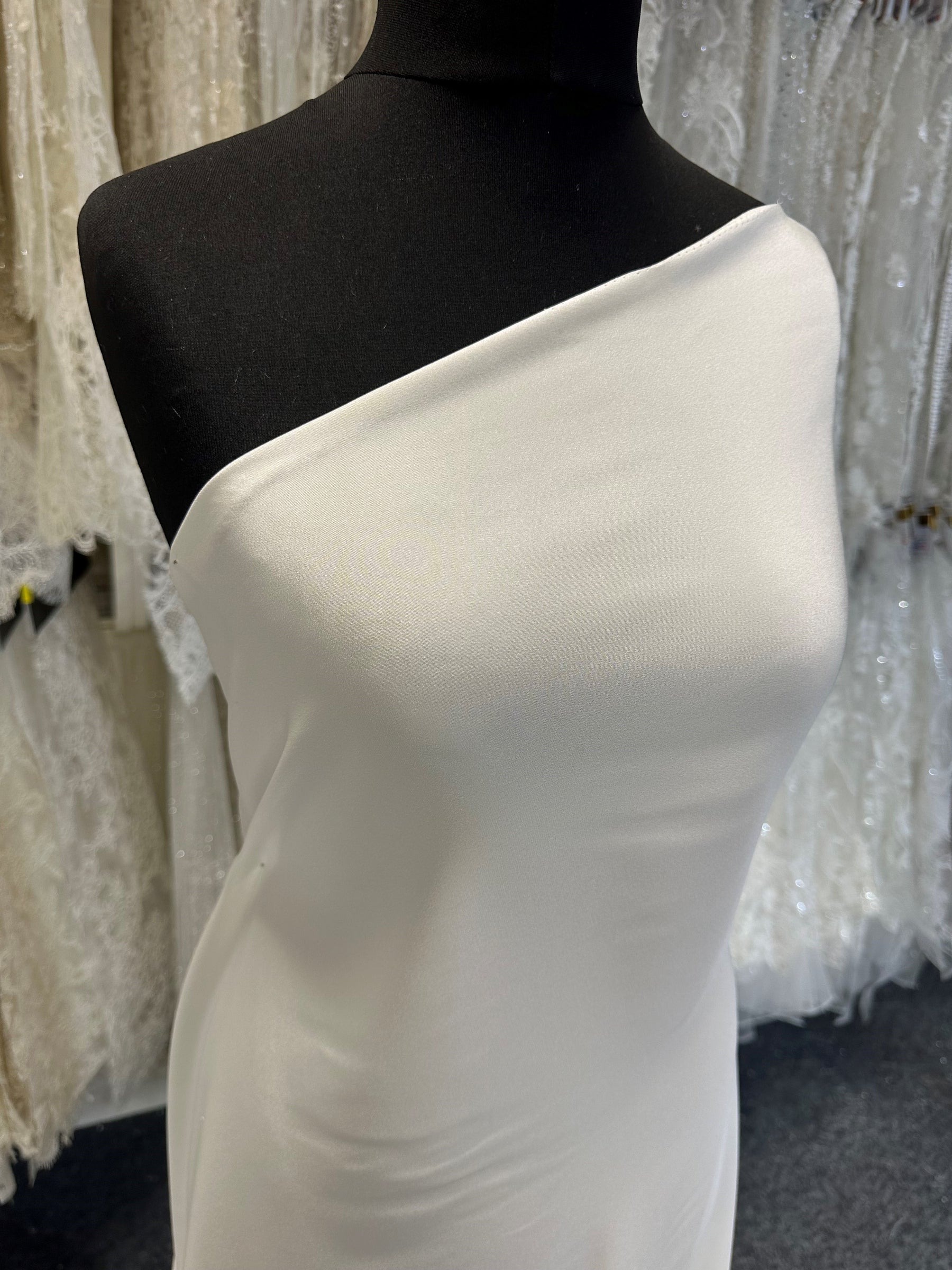 Ivory Italian Silk Crepe - Antibes