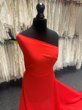 Scarlet Polyester Chiffon - Benevolence
