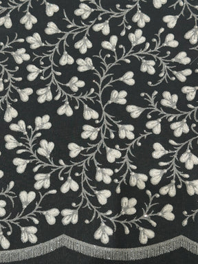 Ivory Glitter Puff Lace - Kuwait