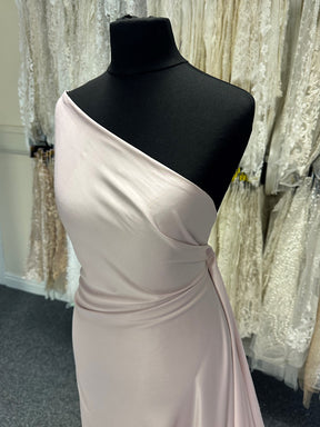 Dusky Rose Polyester Satin - Trust