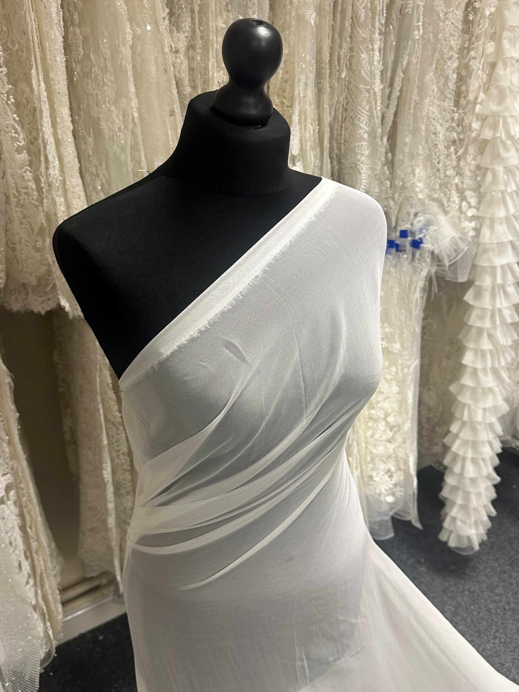 Ivory Silk Georgette – Marquis Ivory Silk Georgette – Marquis