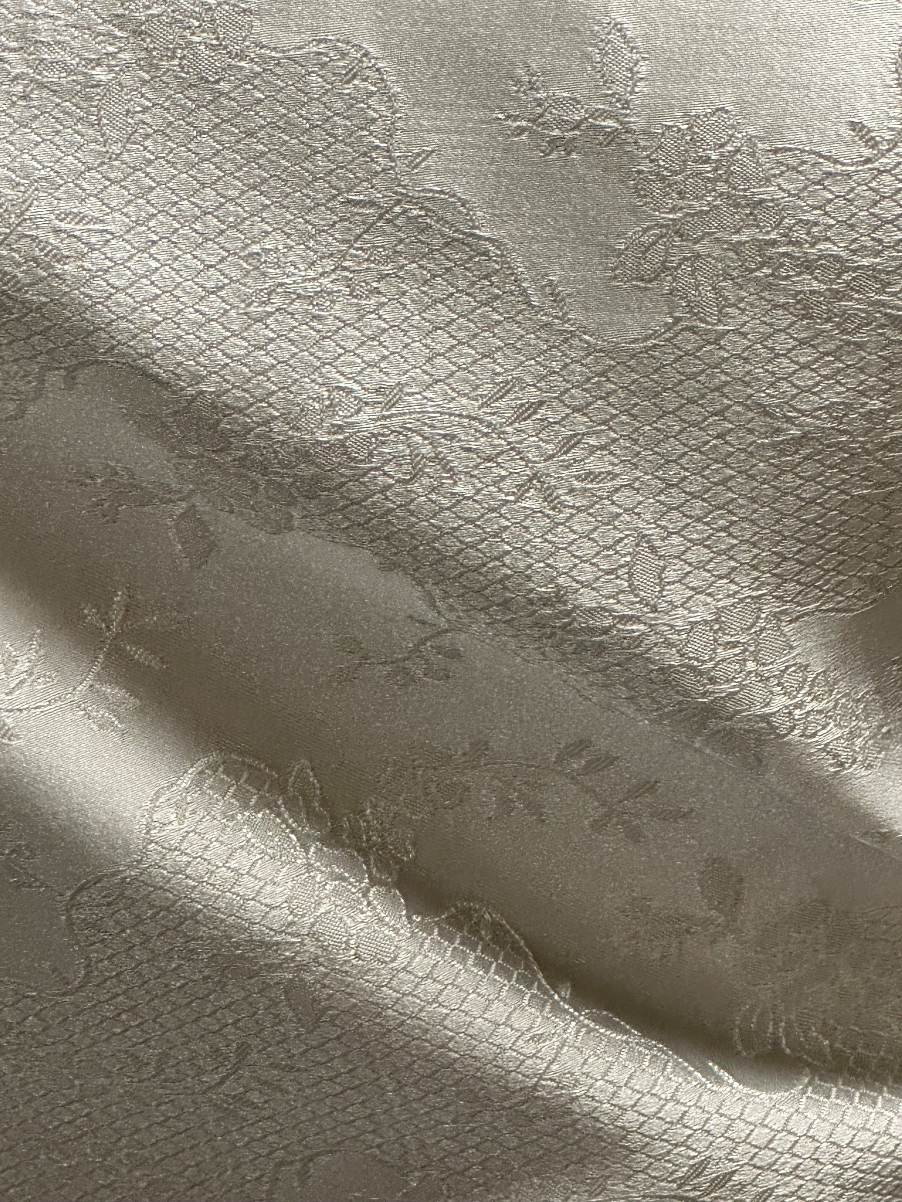 Ivory Jacquard Fabric - Antwerp