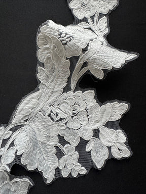 Ivory Corded Lace Trim - Company