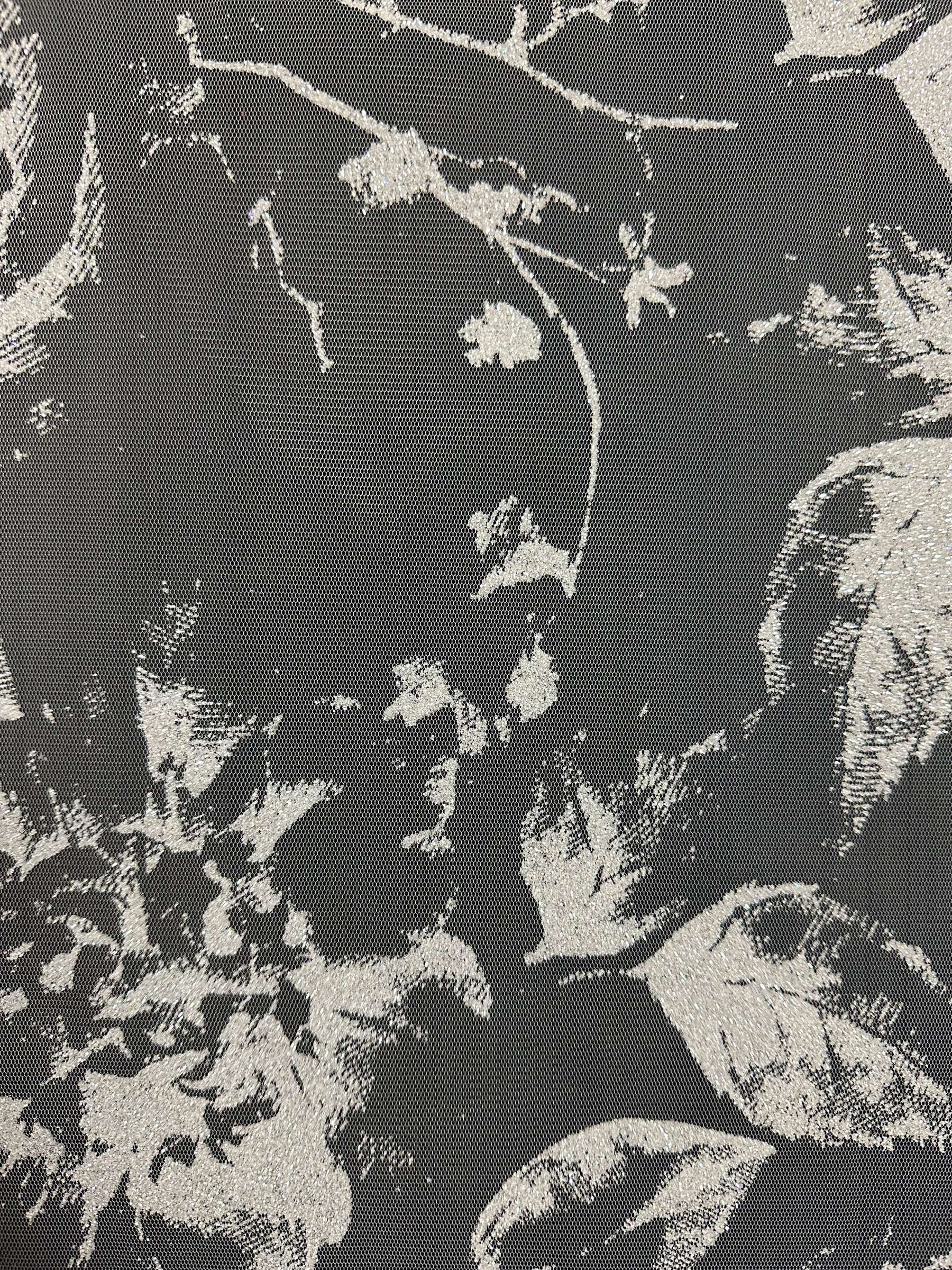 Ivory Glitter Lace - Needle (CF Nicola)