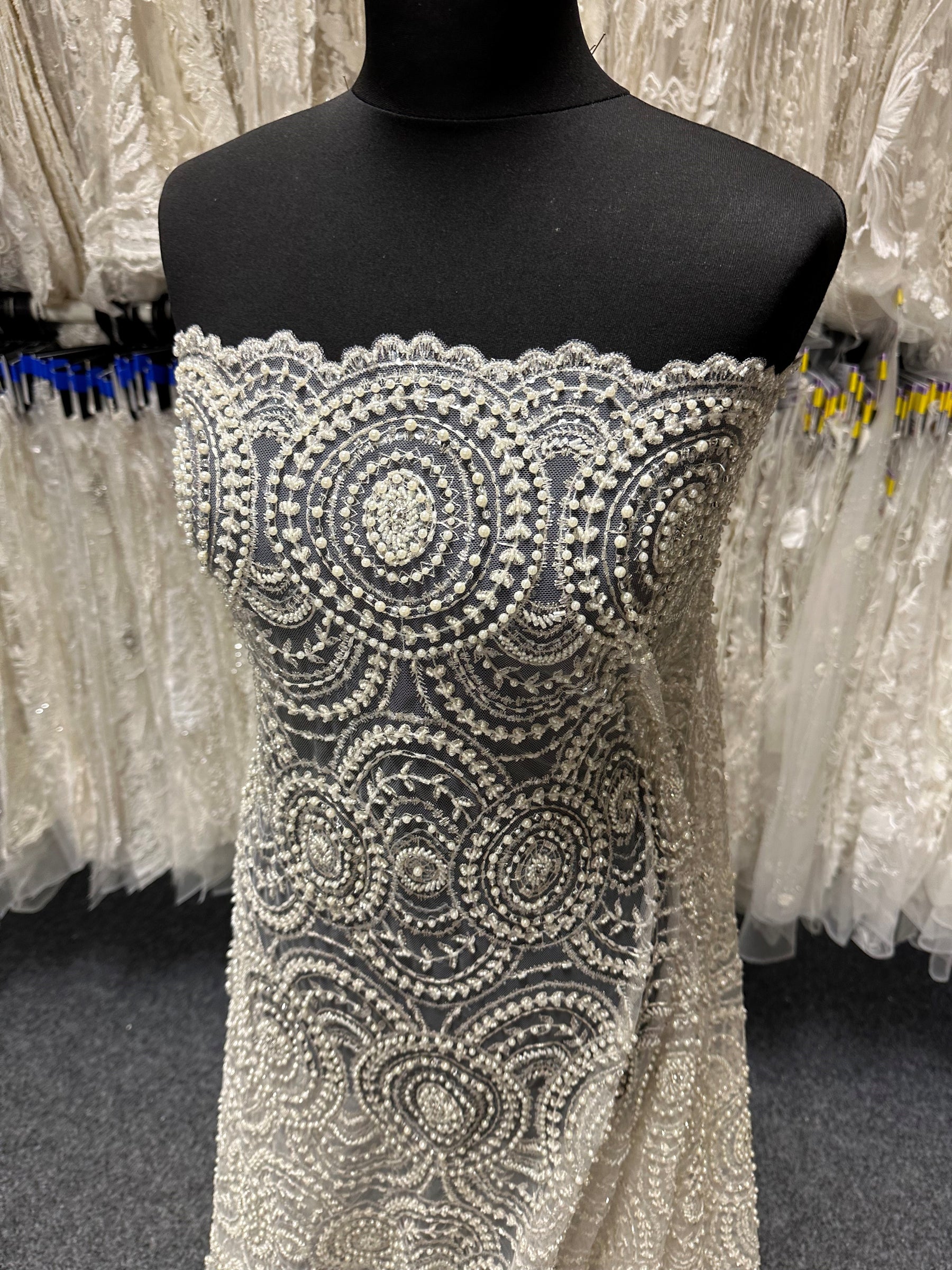 Ivory 1920s Beaded Lace - Catchy