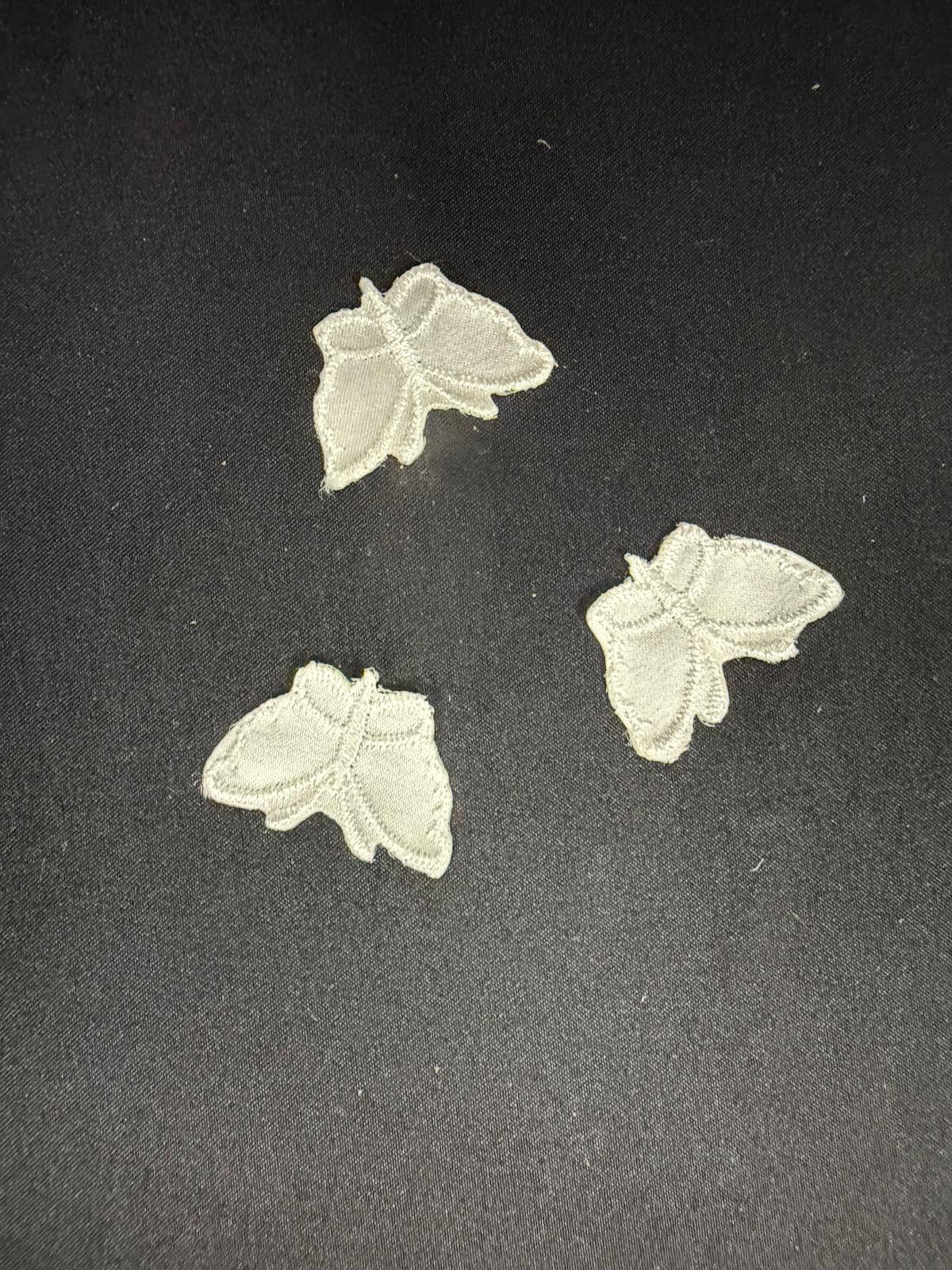 Ivory Butterfly Applique - M3