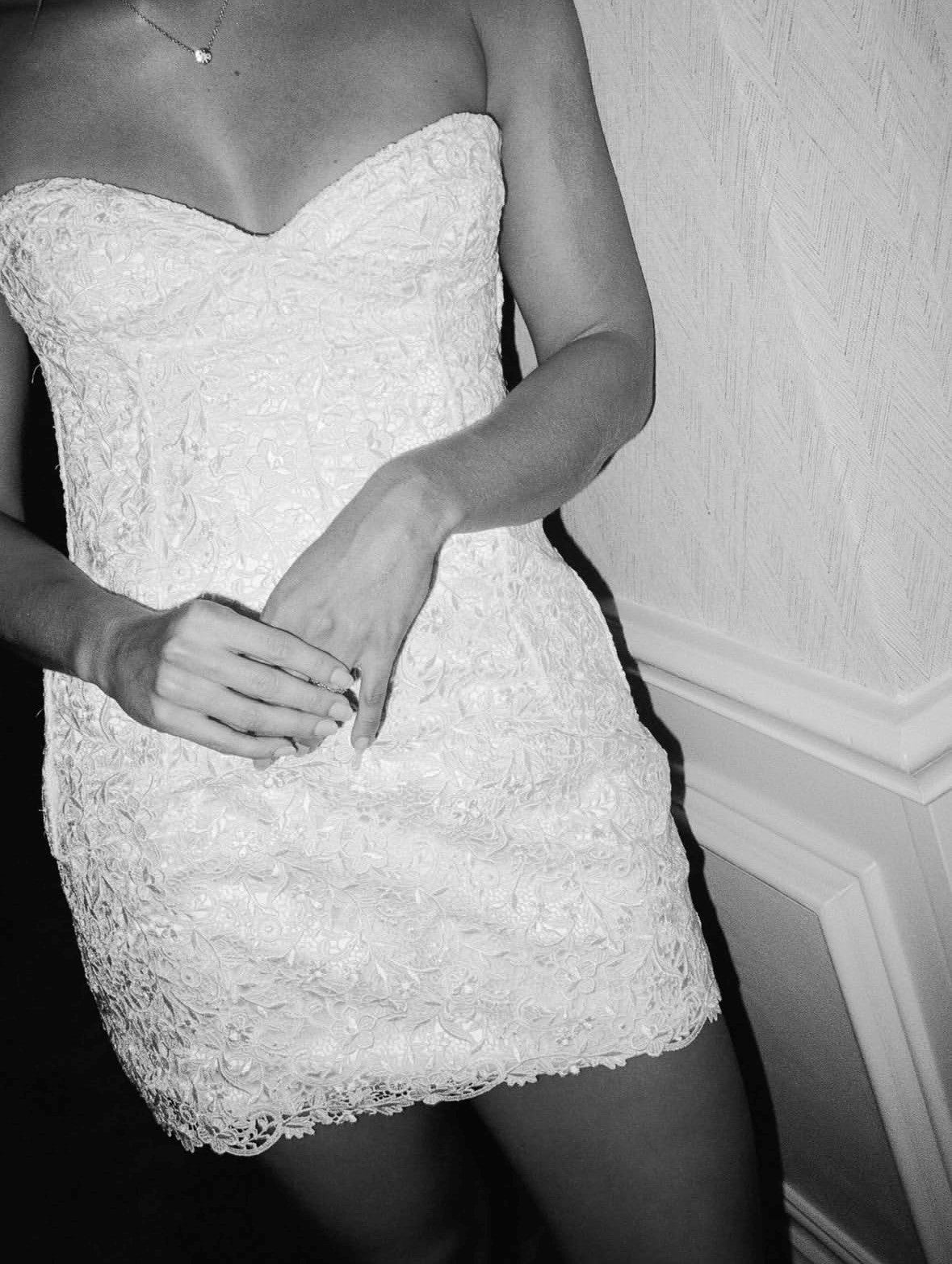 Ivory Guipure Lace - Bertha