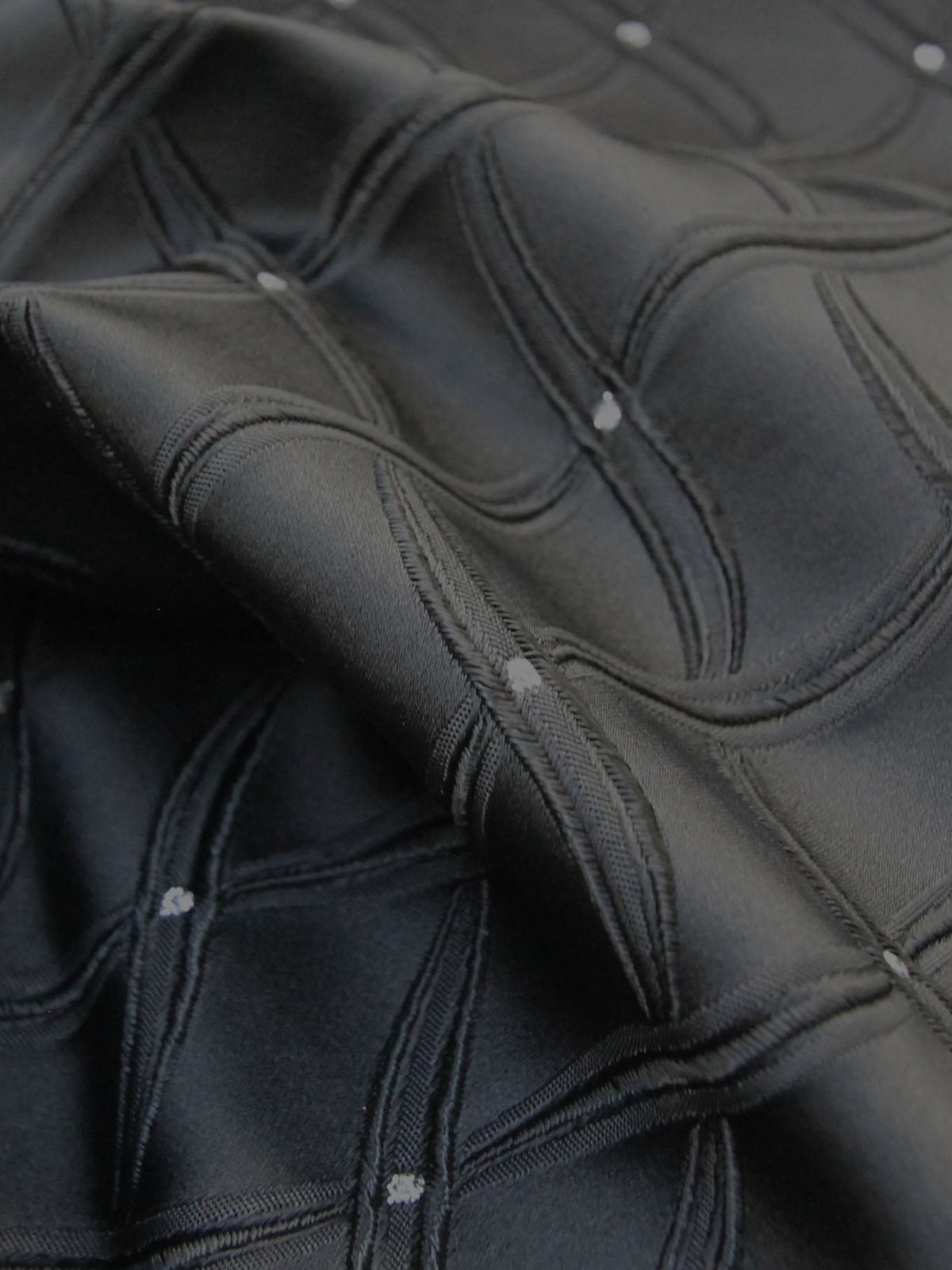 Black Waistcoat Fabric - Copenhagen