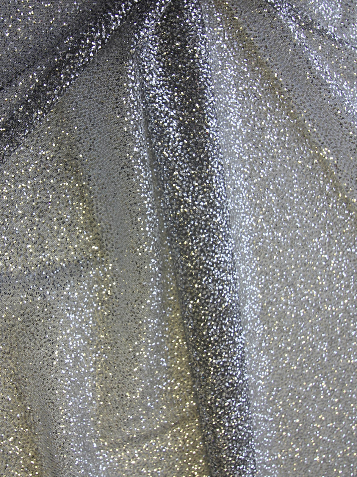 Black/Silver Glitter Tulle - Sorcery