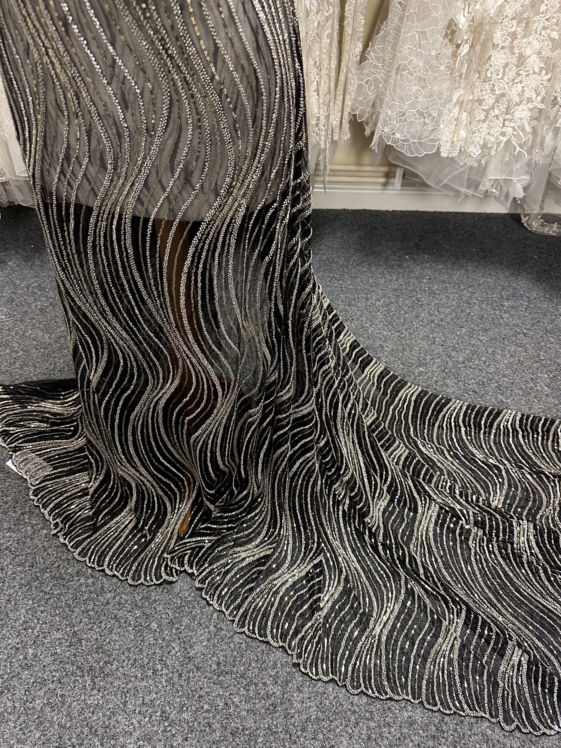 Black and Gold Embellished - EB1064