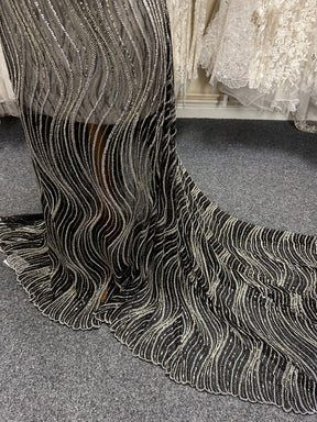 Black and Gold Embellished - EB1064