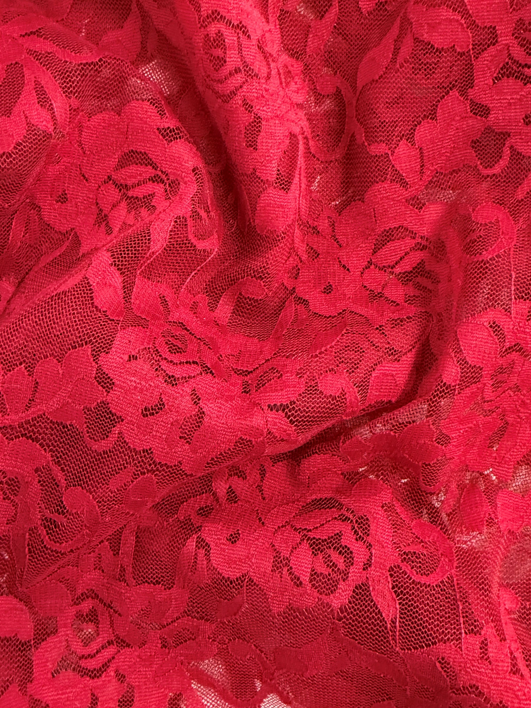 Bordeaux Raschel Stretch Lace – Matina