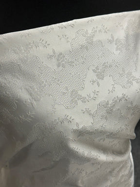 Ivory Jacquard Fabric - Antwerp