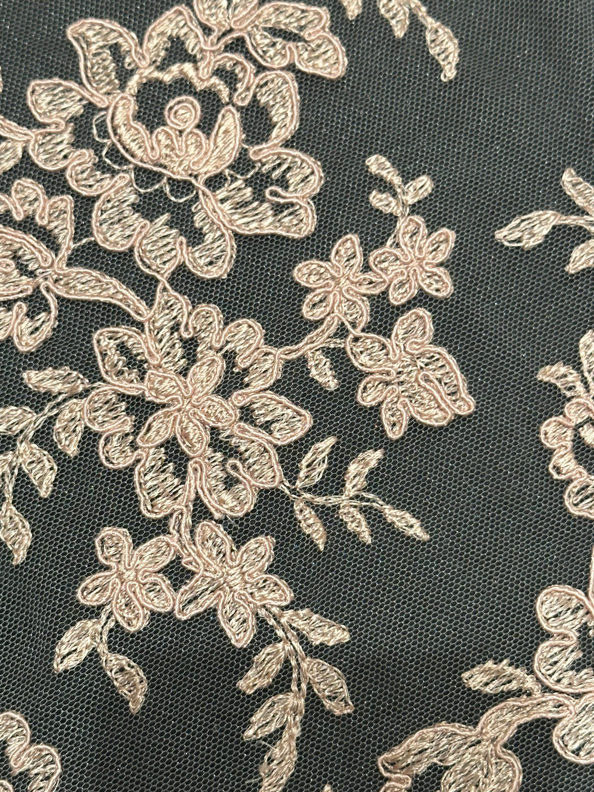 Nude Unbeaded Corded Lace - Naomi (CF)