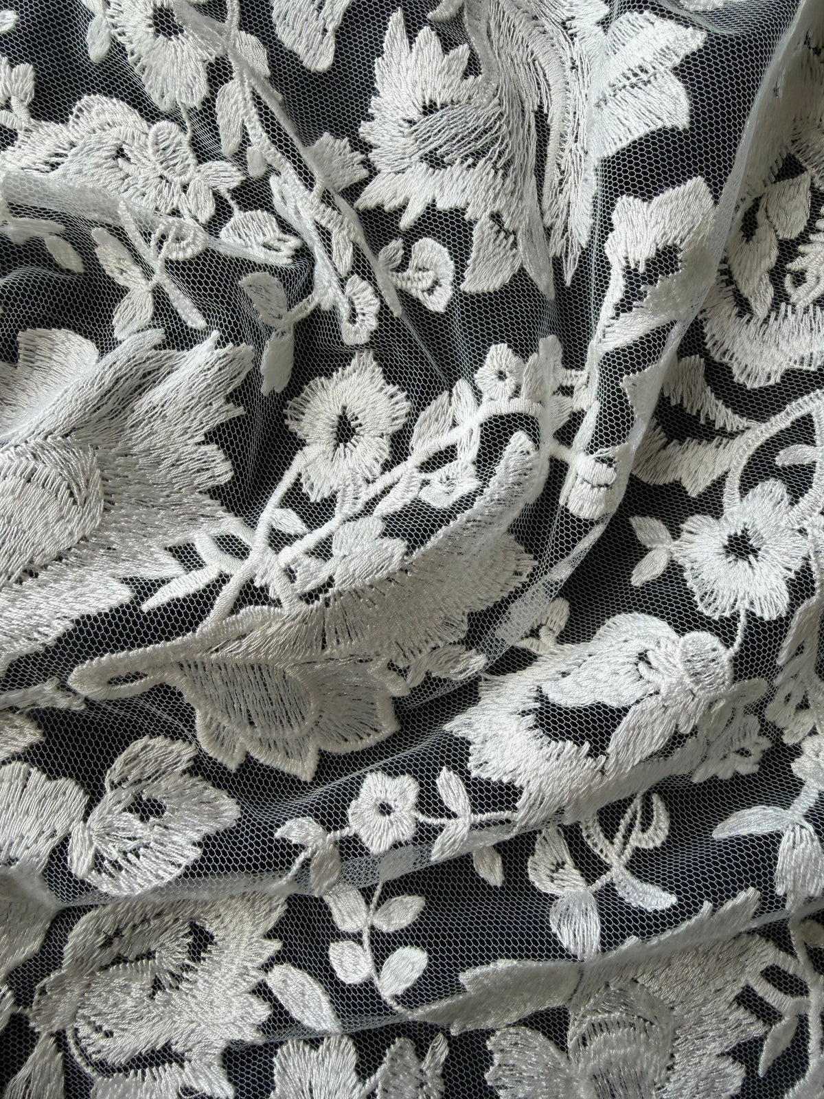 Ivory Wide Width Lace Edging - EF4003