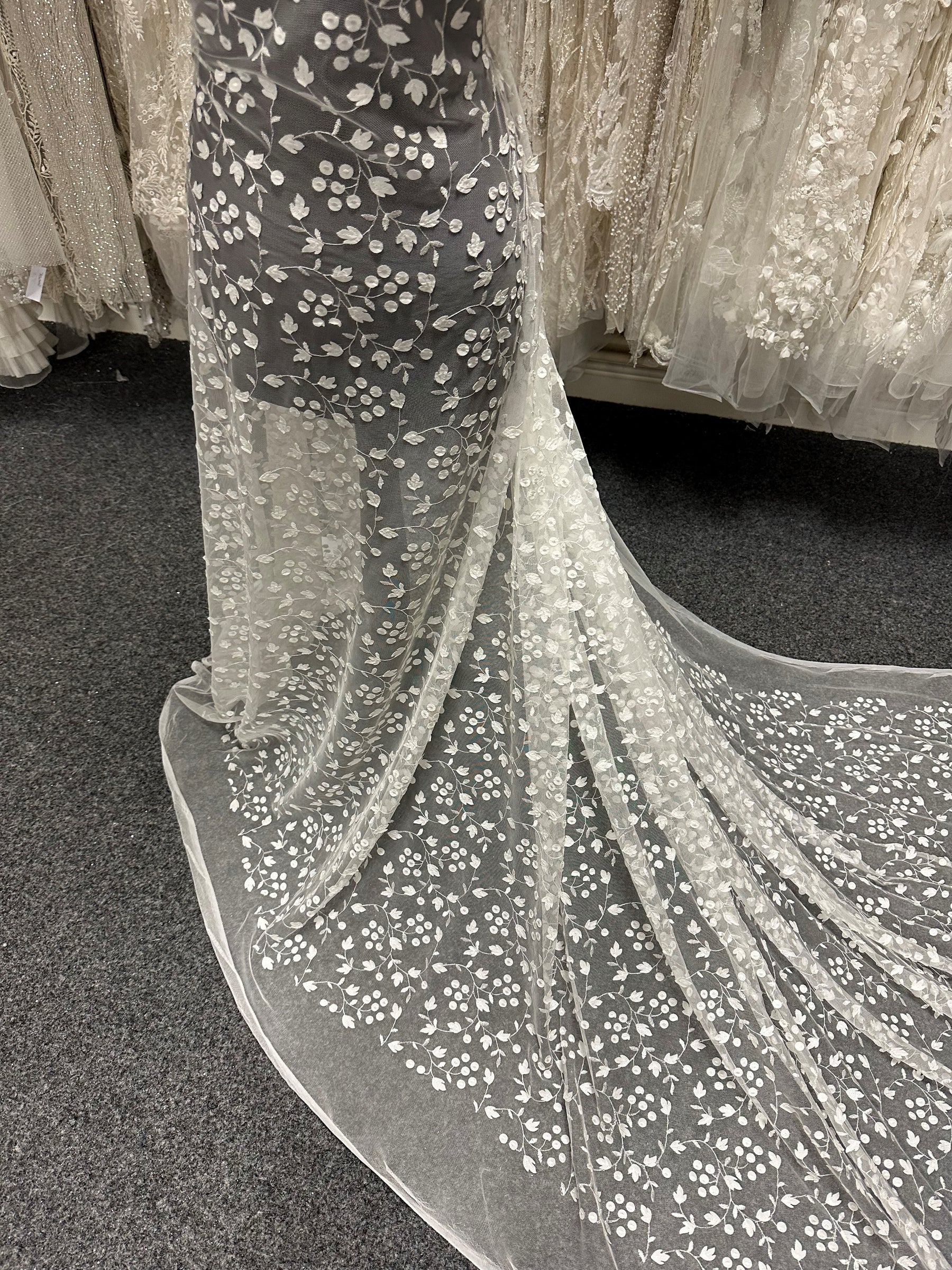 Ivory 3D Laser Lace - Poseidon