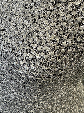 Silver Sequin Fabric - Moondust