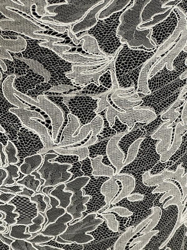 Ivory Corded Chantilly Lace Terri