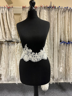 Ivory Beaded Lace Trim - EF2004