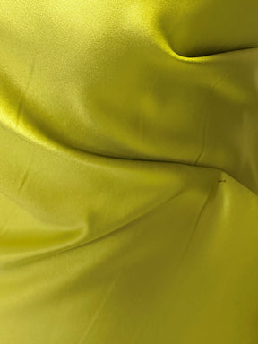 Chartreuse Polyester Duchess Satin - Contessa