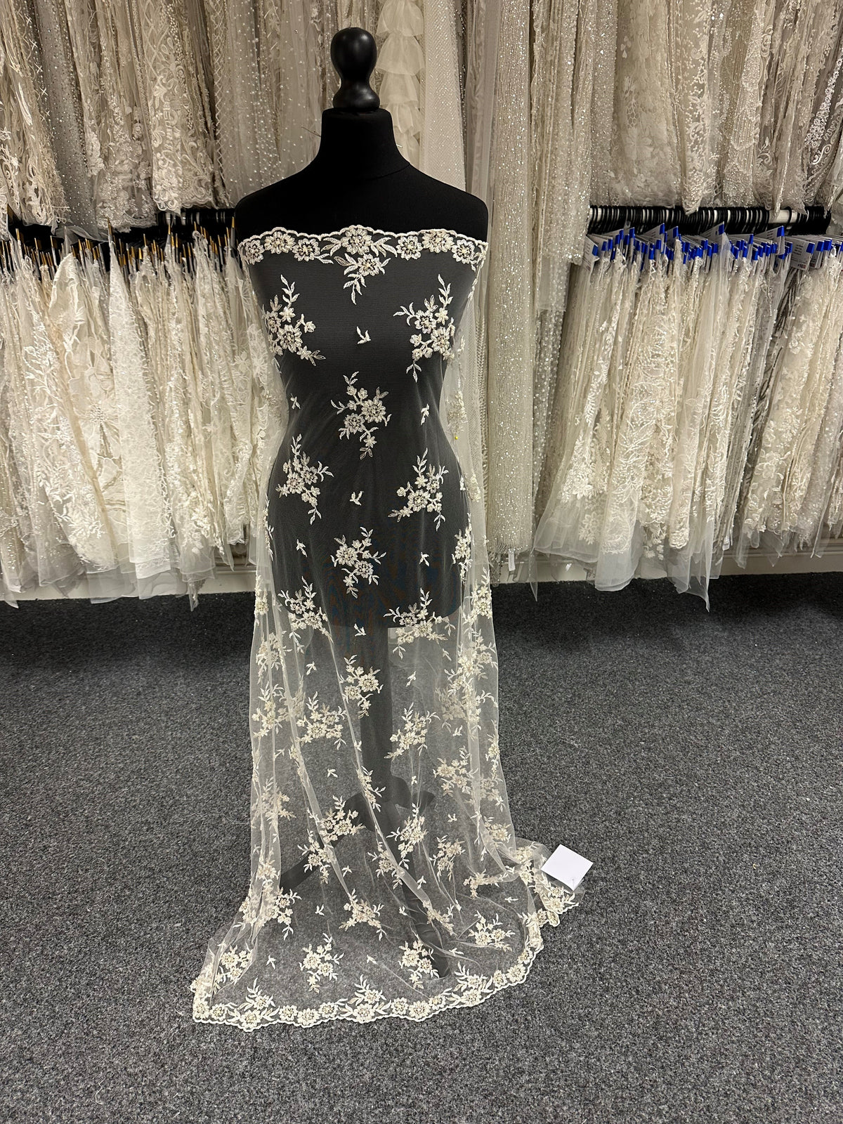 Ivory Beaded Lace - Ream