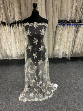 Ivory Beaded Lace - Ream