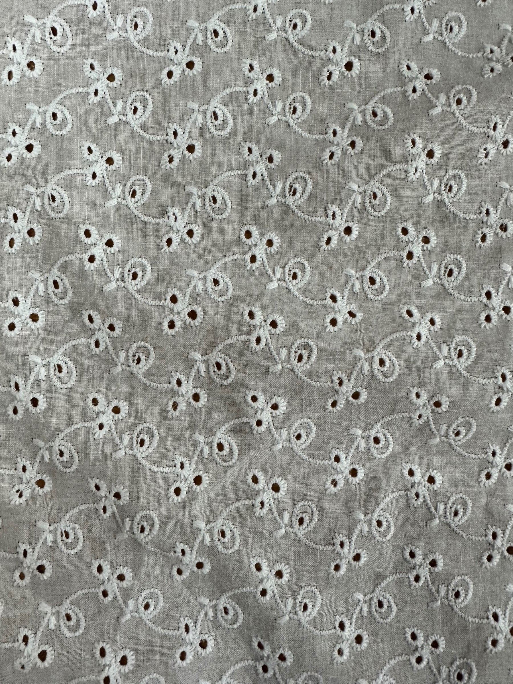 Ivory Broderie Anglaise - Cork