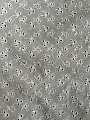 Ivory Broderie Anglaise - Cork