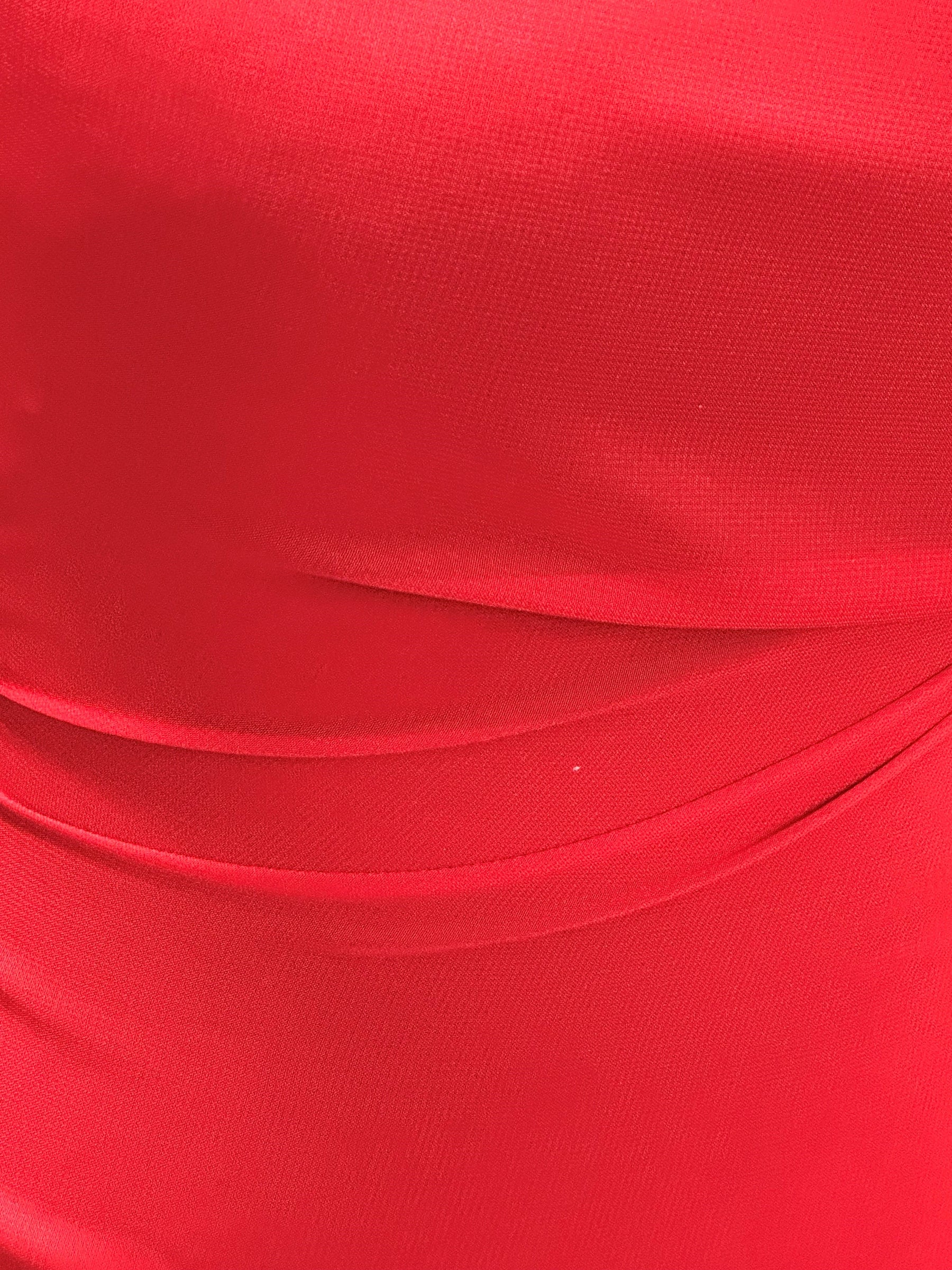 Red Polyester Chiffon - Benevolence
