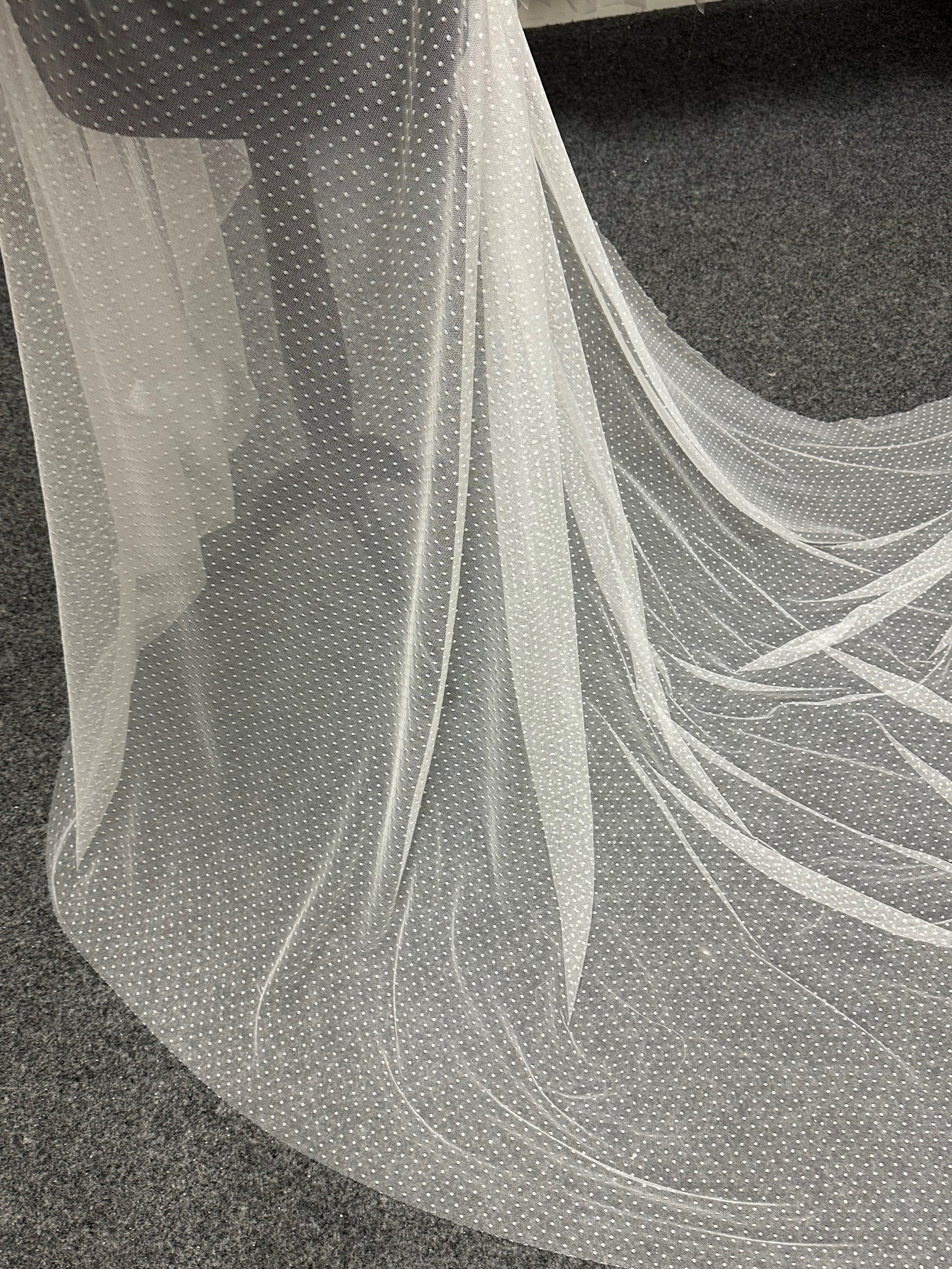 Ivory Spotted Tulle - Machete