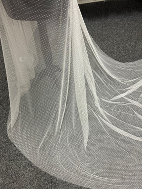 Ivory Spotted Tulle - Machete