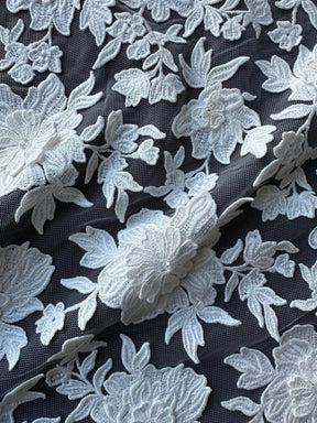 Ivory Embroidered Lace - Fonda