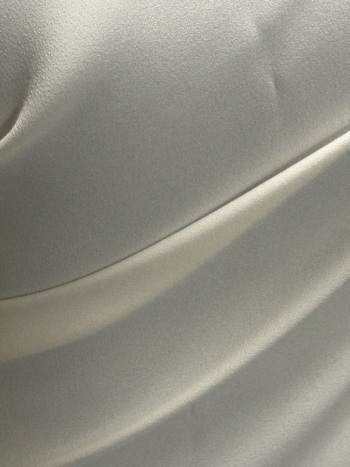 Ivory Polyester Crepe Sacrament