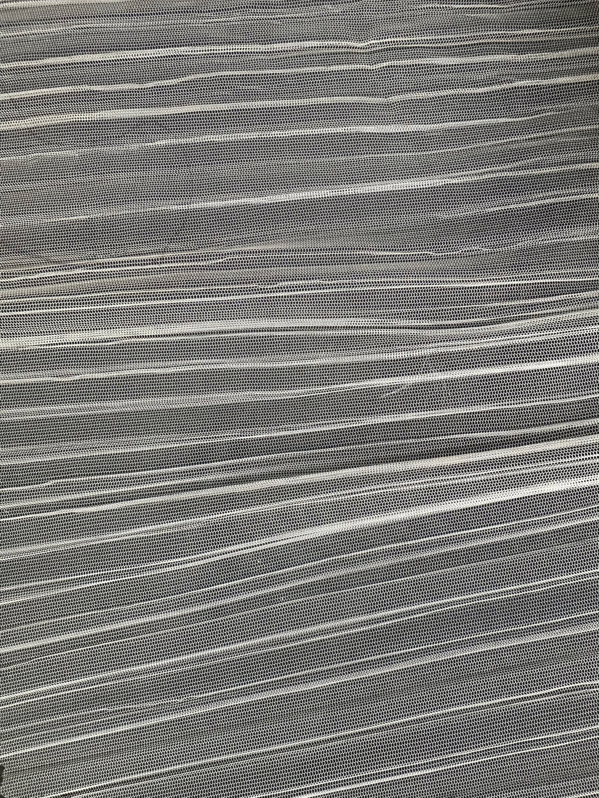White Pleated Polyamide Tulle - Dolce Vita (CF)