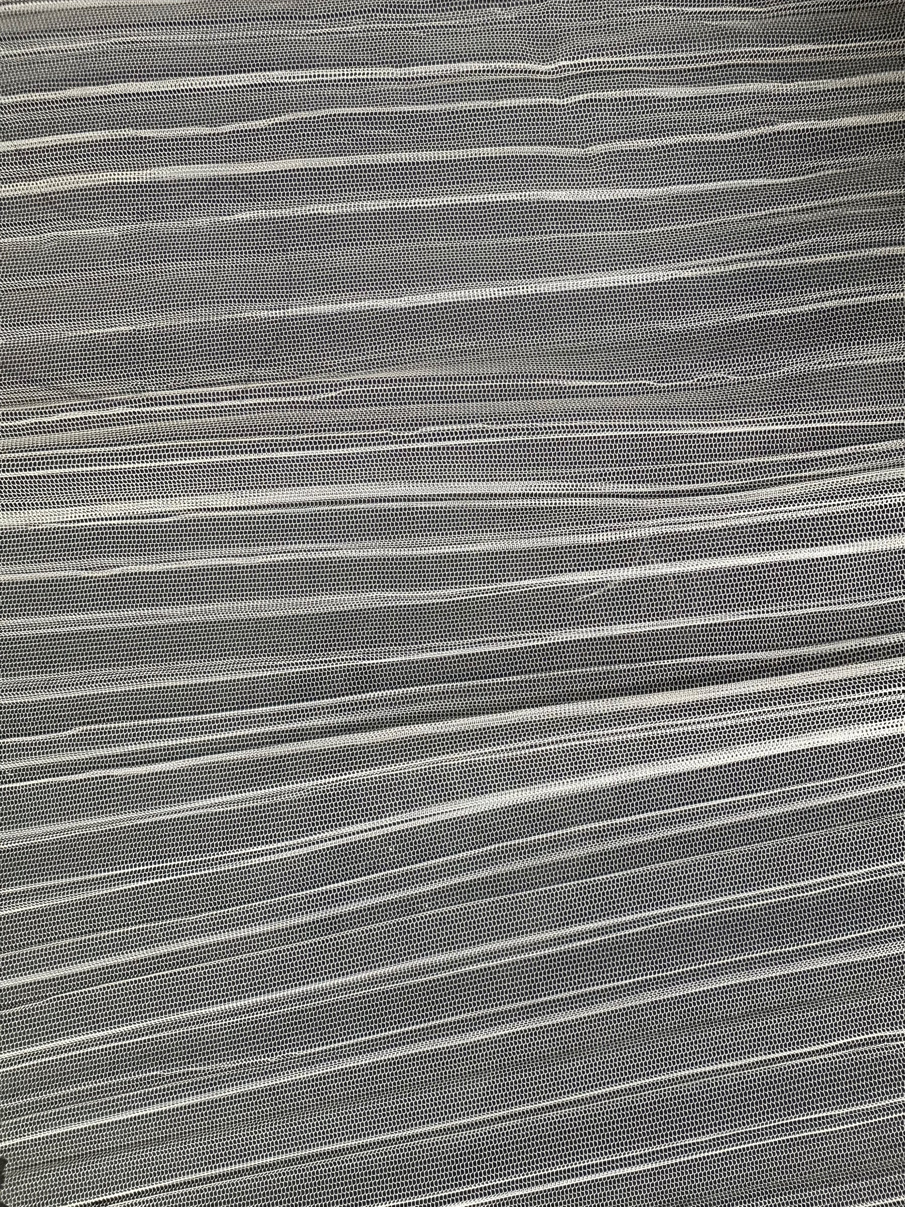 White Pleated Polyamide Tulle - Dolce Vita (CF)