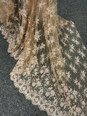 Nude Beaded Lace - Sappy