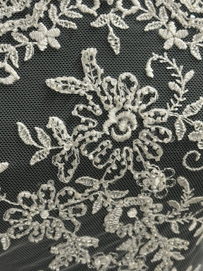 Ivory Beaded Lace - Hada
