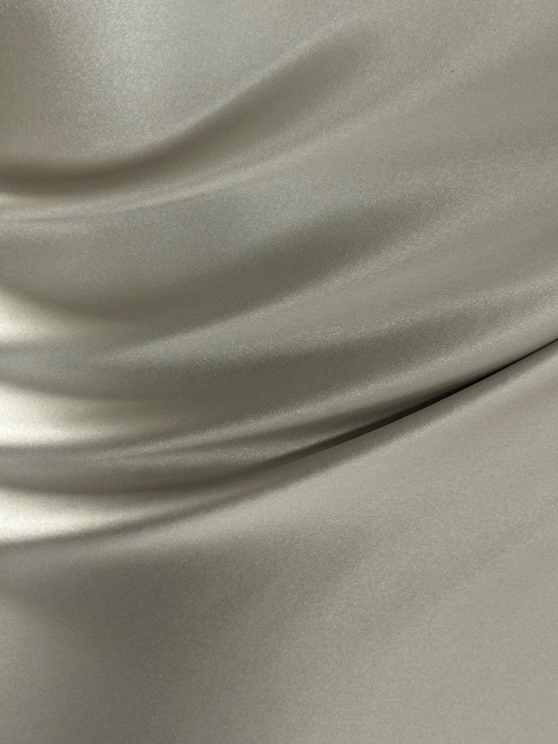 Oyster Polyester Duchess Satin - Supreme