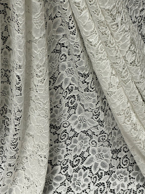 Ivory Stretch Guipure Lace  - Laud